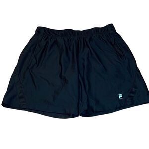 Fila Men’s Black Athletic Shorts, XXL